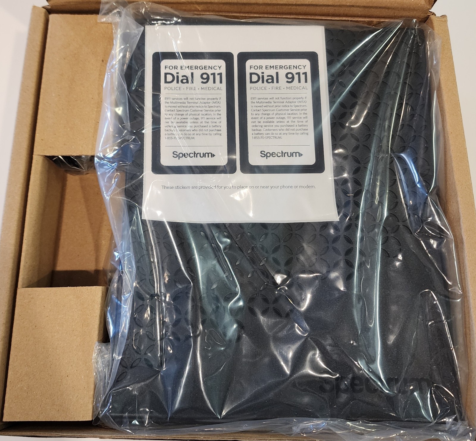 Spectrum ES2251 DOCSIS 3.1 Cable Modem Wired Ethernet RJ-45 1 LAN Port Black NEW