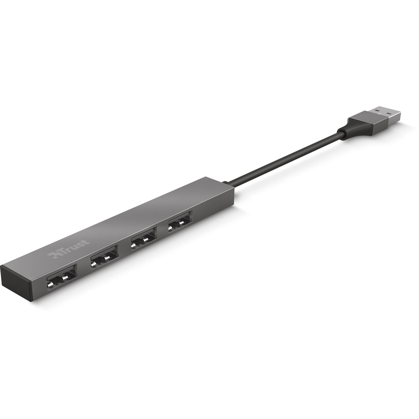 Trust Halyx Aluminum 4-Port Mini USB Hub