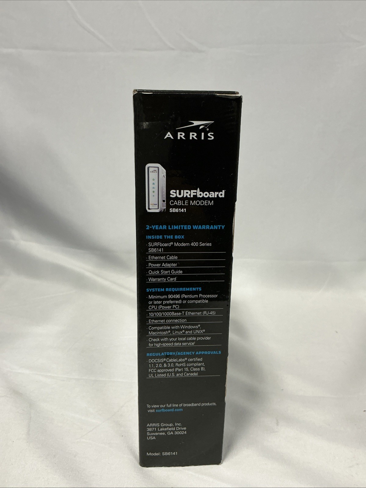 ARRIS SURFboard SB6141 Docsis 3.0 Cable Modem