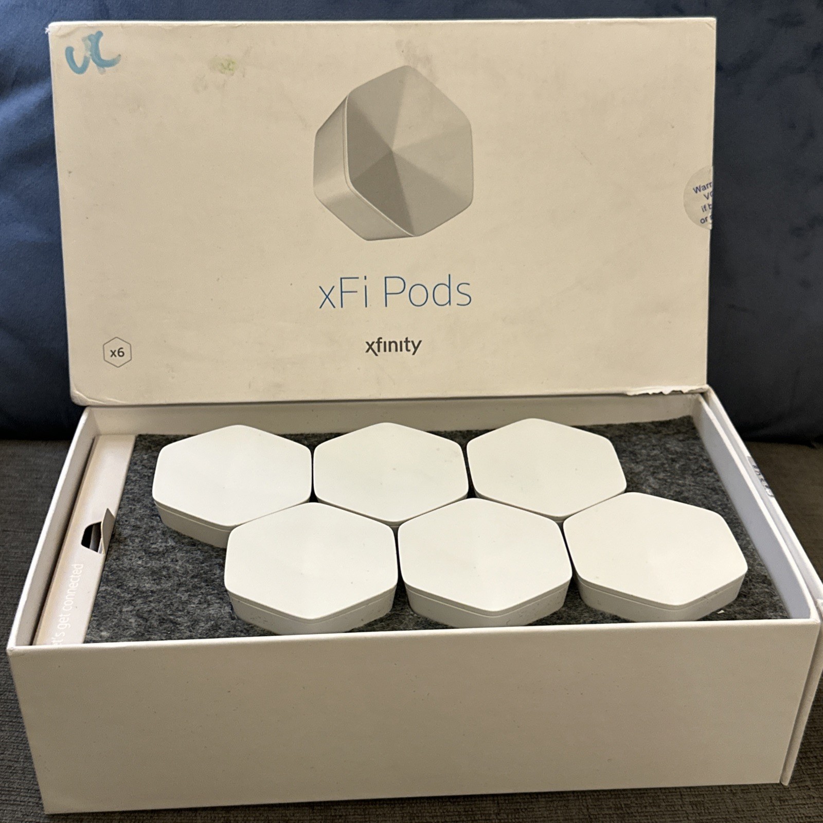Xfinity XFI Pods Wifi Network Range Extender XE1-S Pack of 6