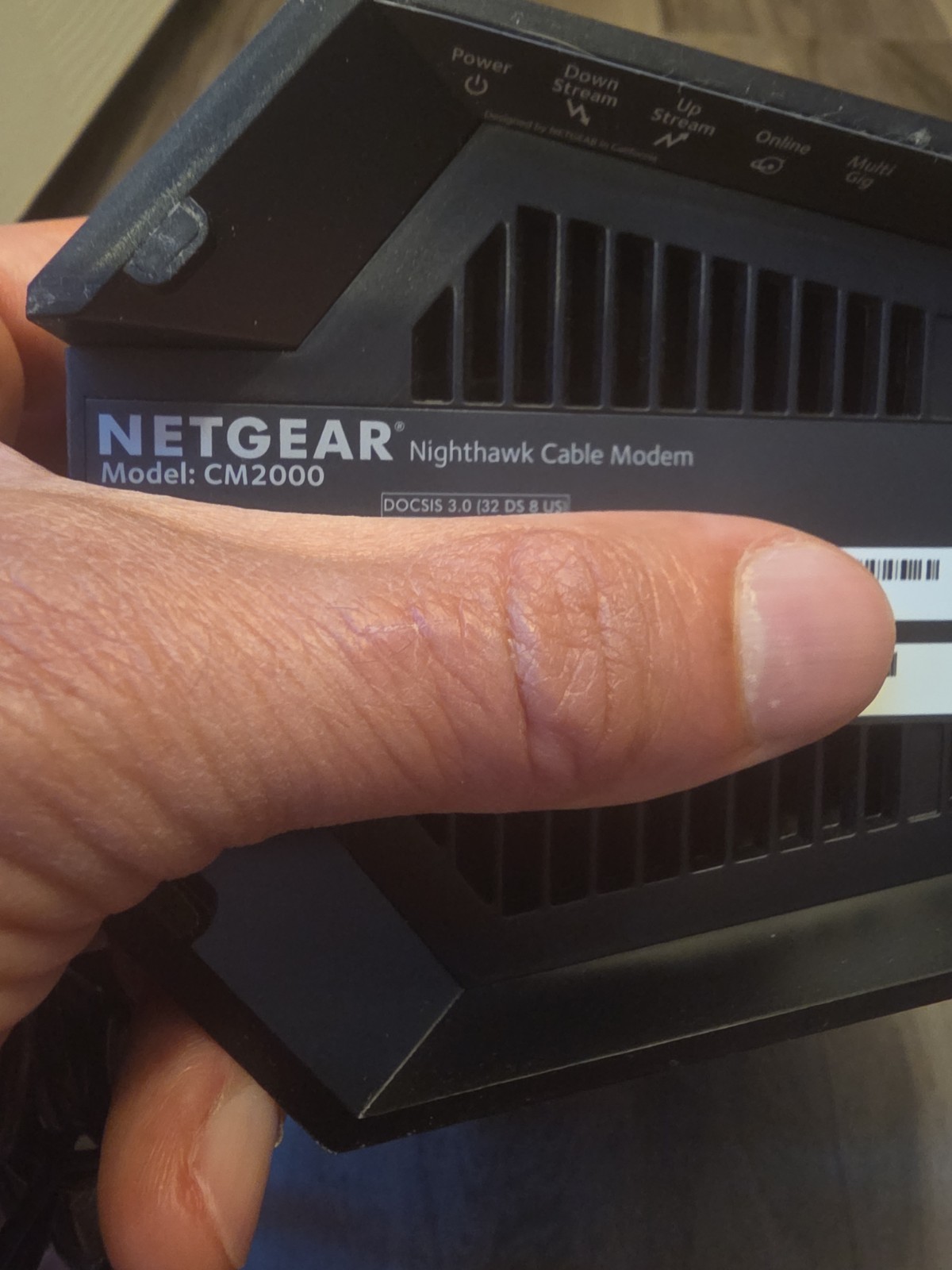 Netgear Nighthawk CM2000 DOCSIS 3.1 Cable Modem