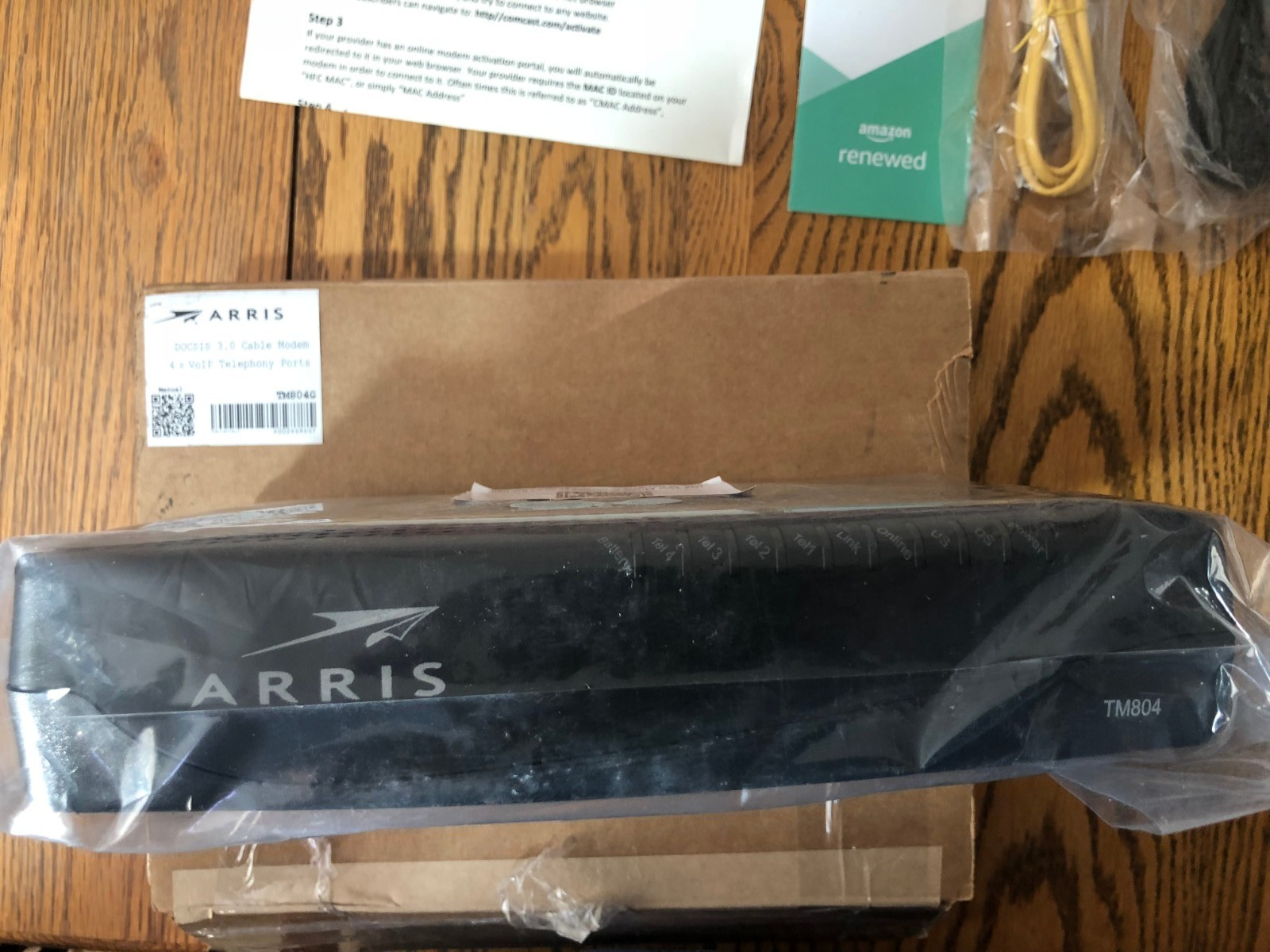 ARRIS TM804G TM-04DHD804 Internet & Telephone Telephony Modem