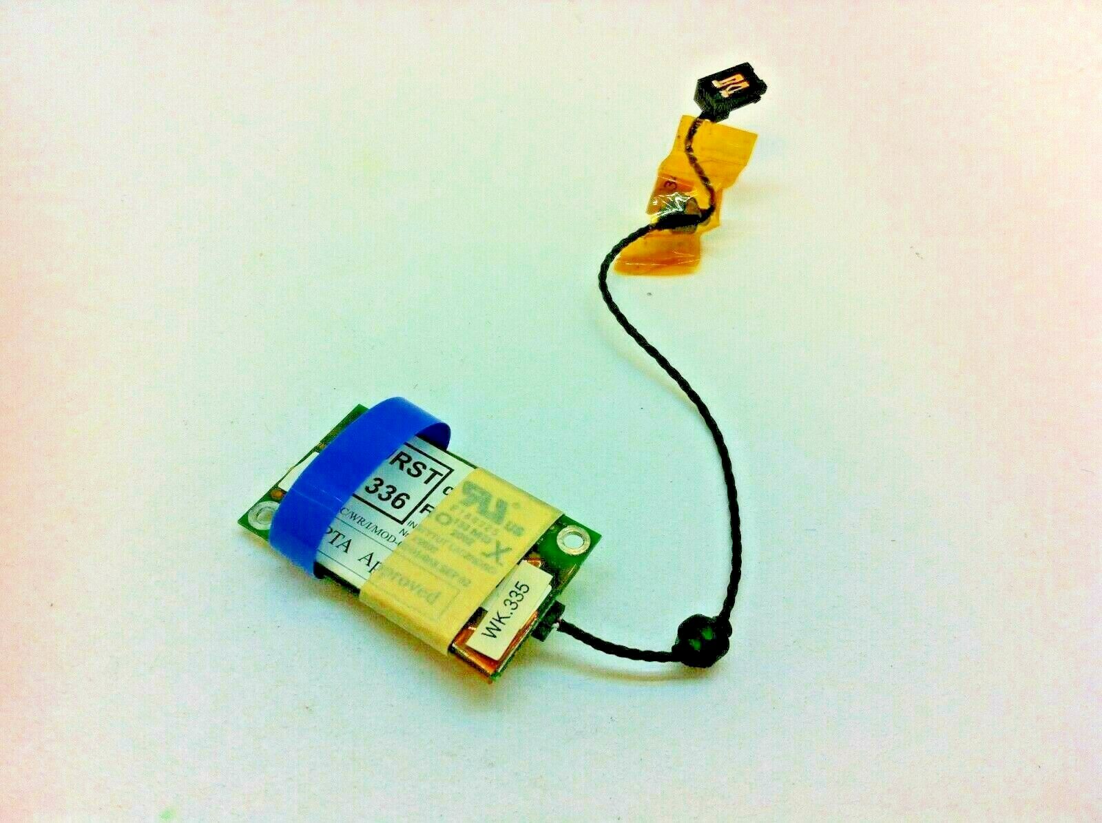 OEM Toshiba Satellite P25-S509 P25 56K FAX Modem Card W/ Cable – URST 1336 – 164