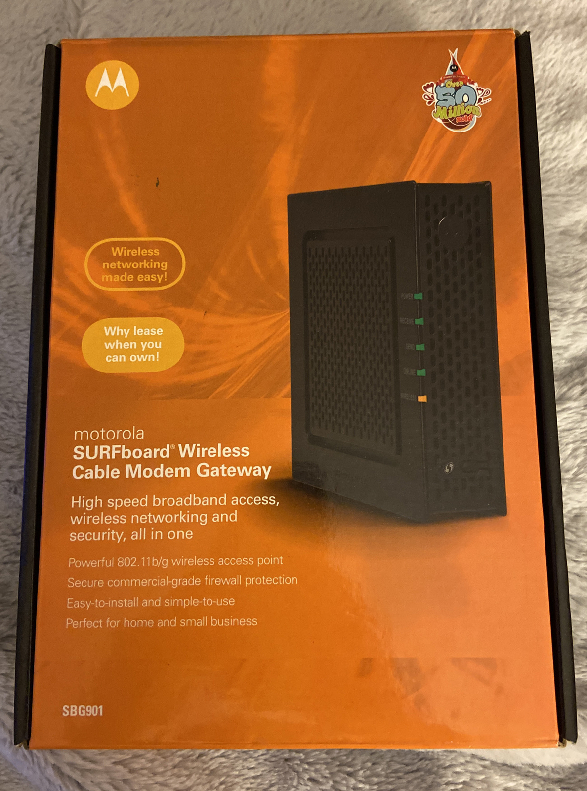 Motorola SURFboard Wireless Cable Modem Gateway SBG901