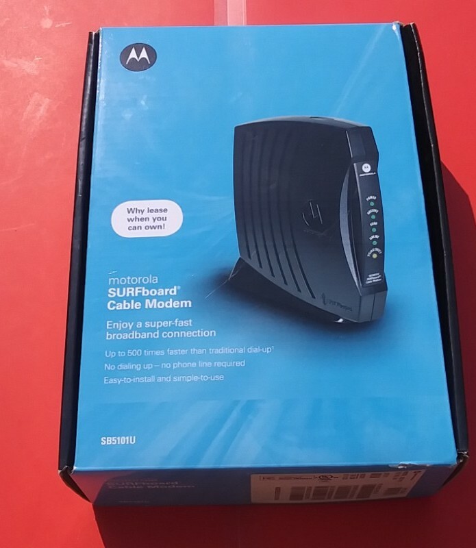 Motorola SURFboard SB5101U 38 Mbps, new in box
