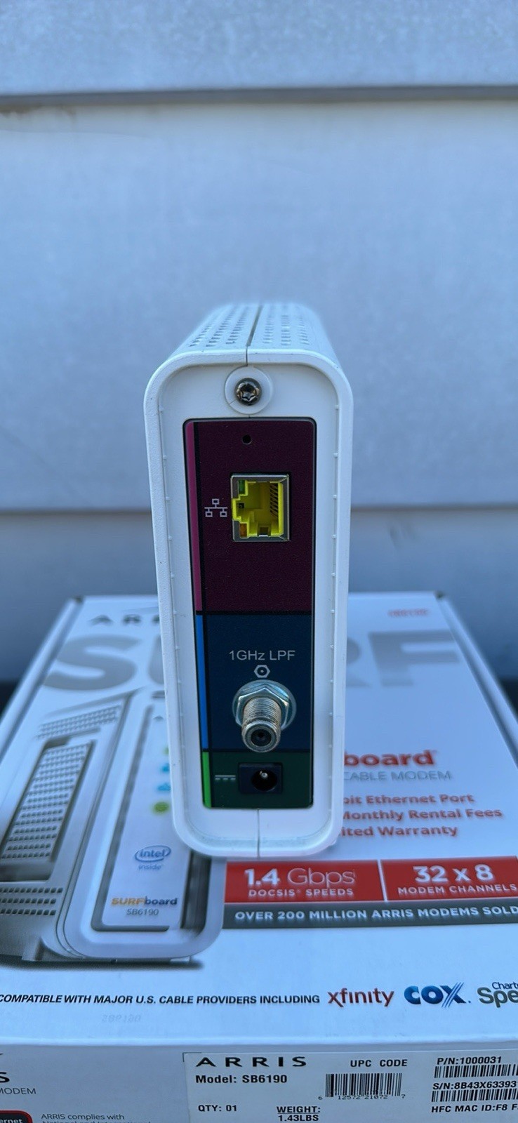 ARRIS SURFboard DOCSIS 3.0 Cable Modem – SB6190