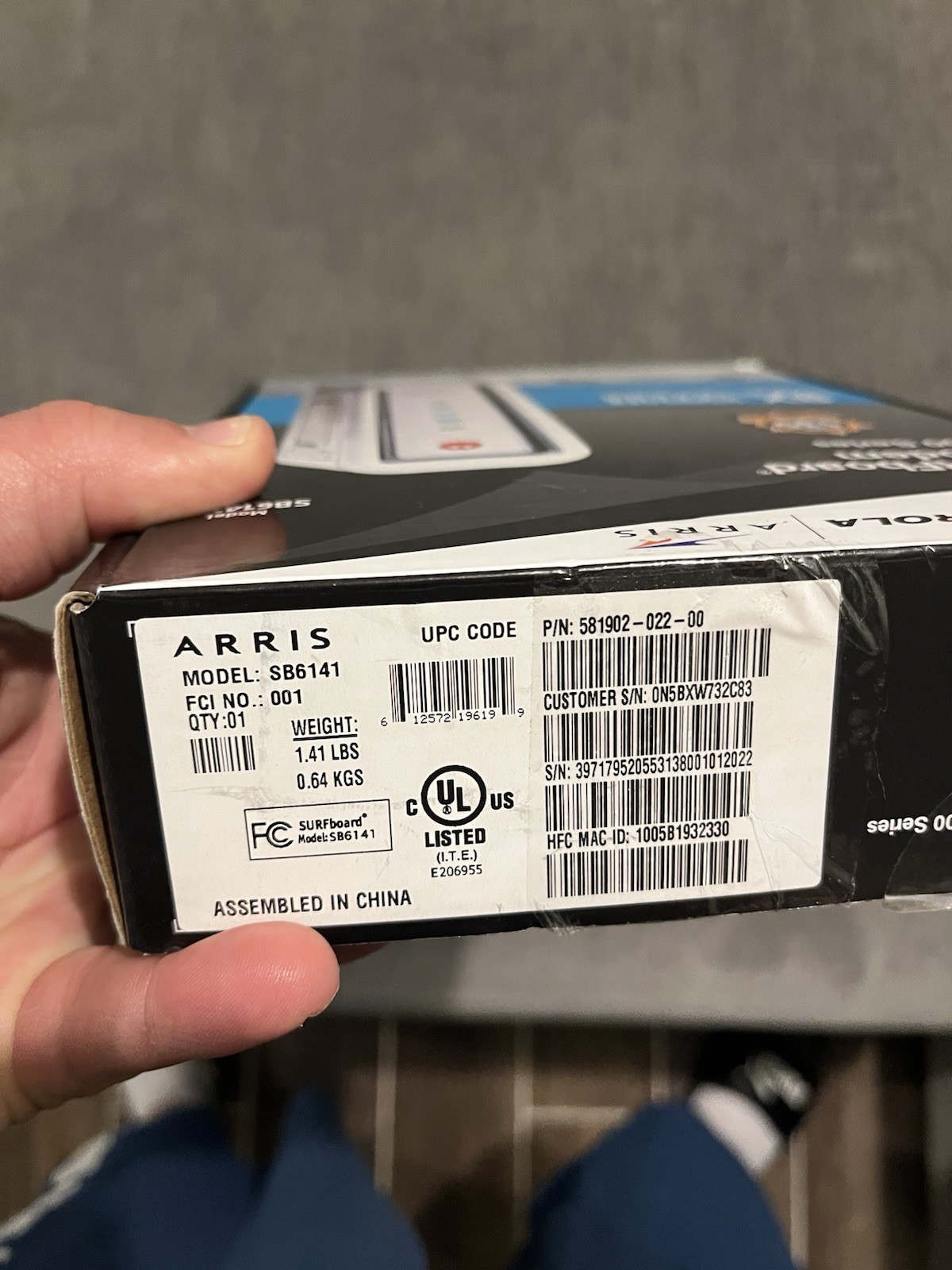 Motorola ARRIS Surfboard Wi-Fi Modem 400 Series SB6141