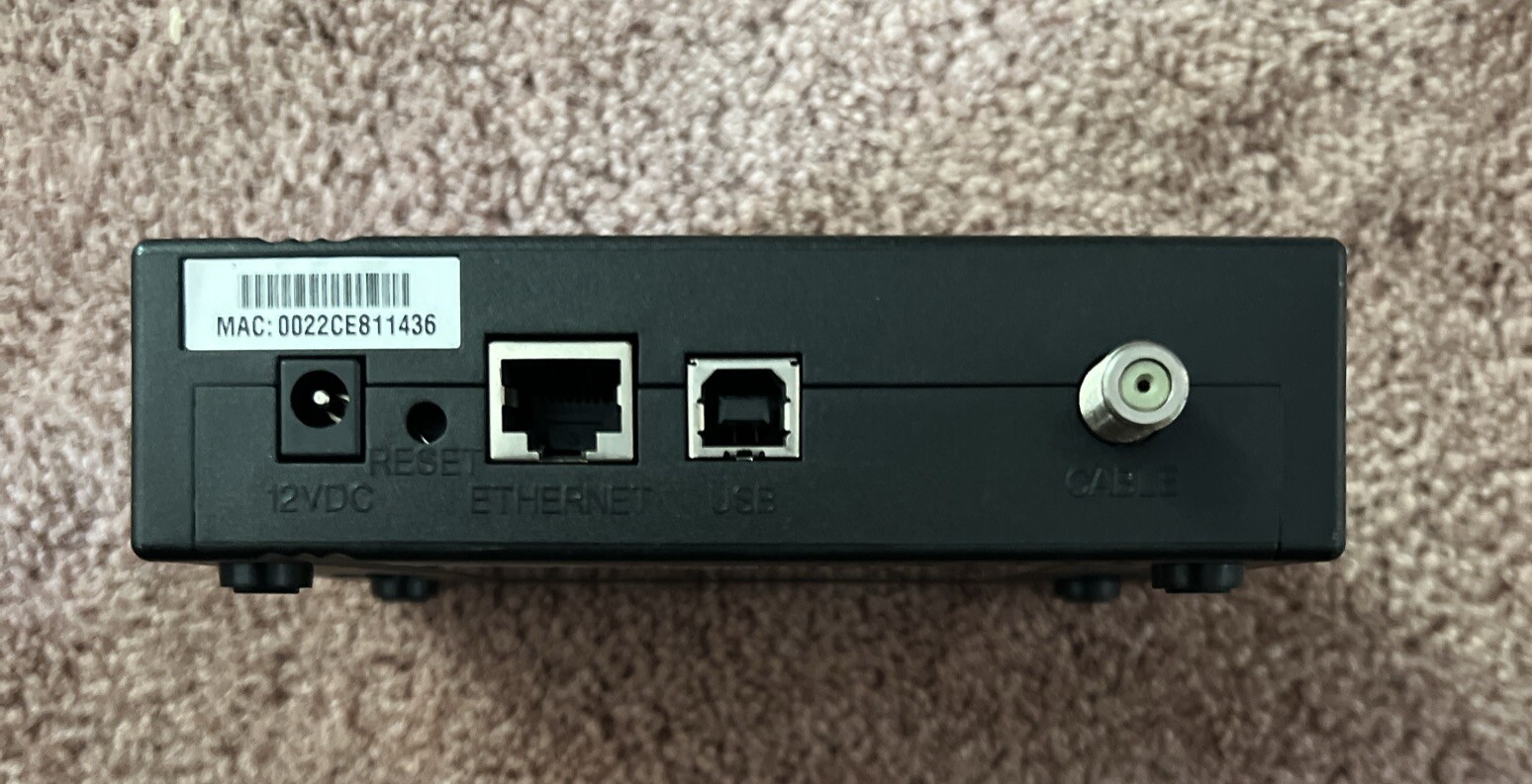 CISCO COMPANY DPC2100R2 Cable Modem 2100 P/N: 4012460