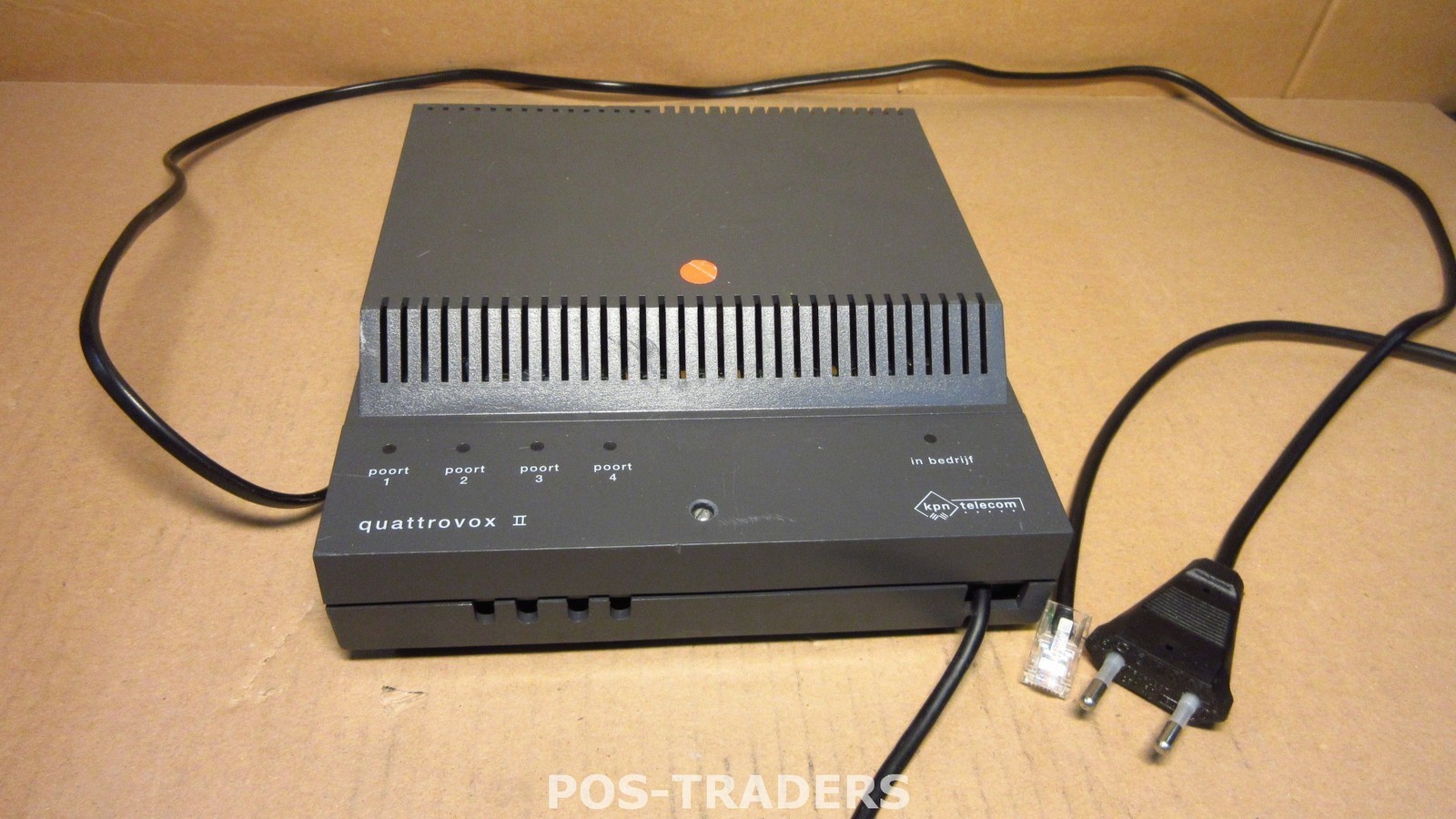 KPN Quattrovox II ISDN Modem 9915-5113-679-22 – INCL POWER CABLE