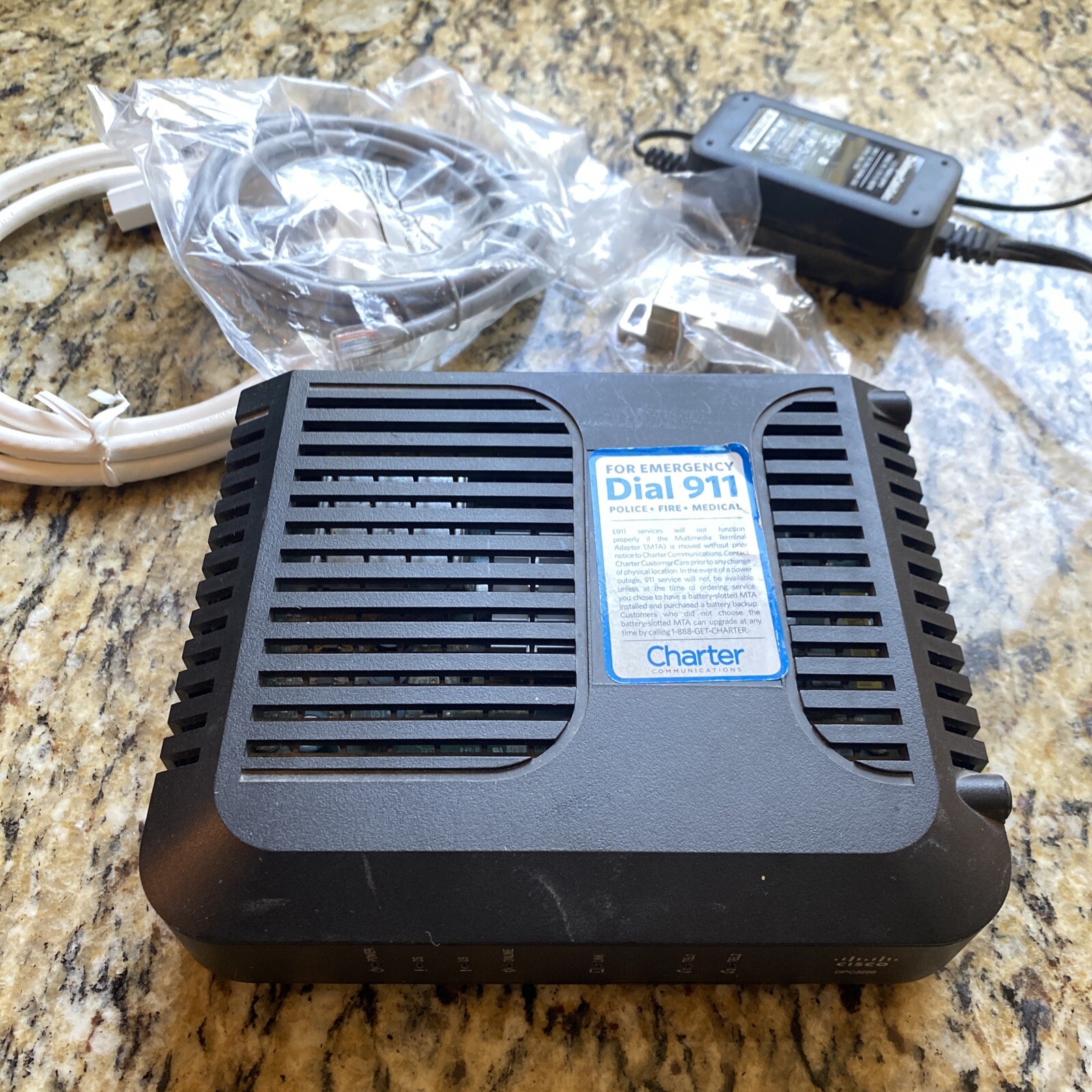 CISCO DPC3208 CABLE MODEM DOCSIS 2 PHONE MODEM! OPTIMUM/CABLEVISION