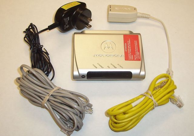 Motorola DSL Modem MSTATEA 2210 02 1022 ATT High Speed ethernet internet AT&T