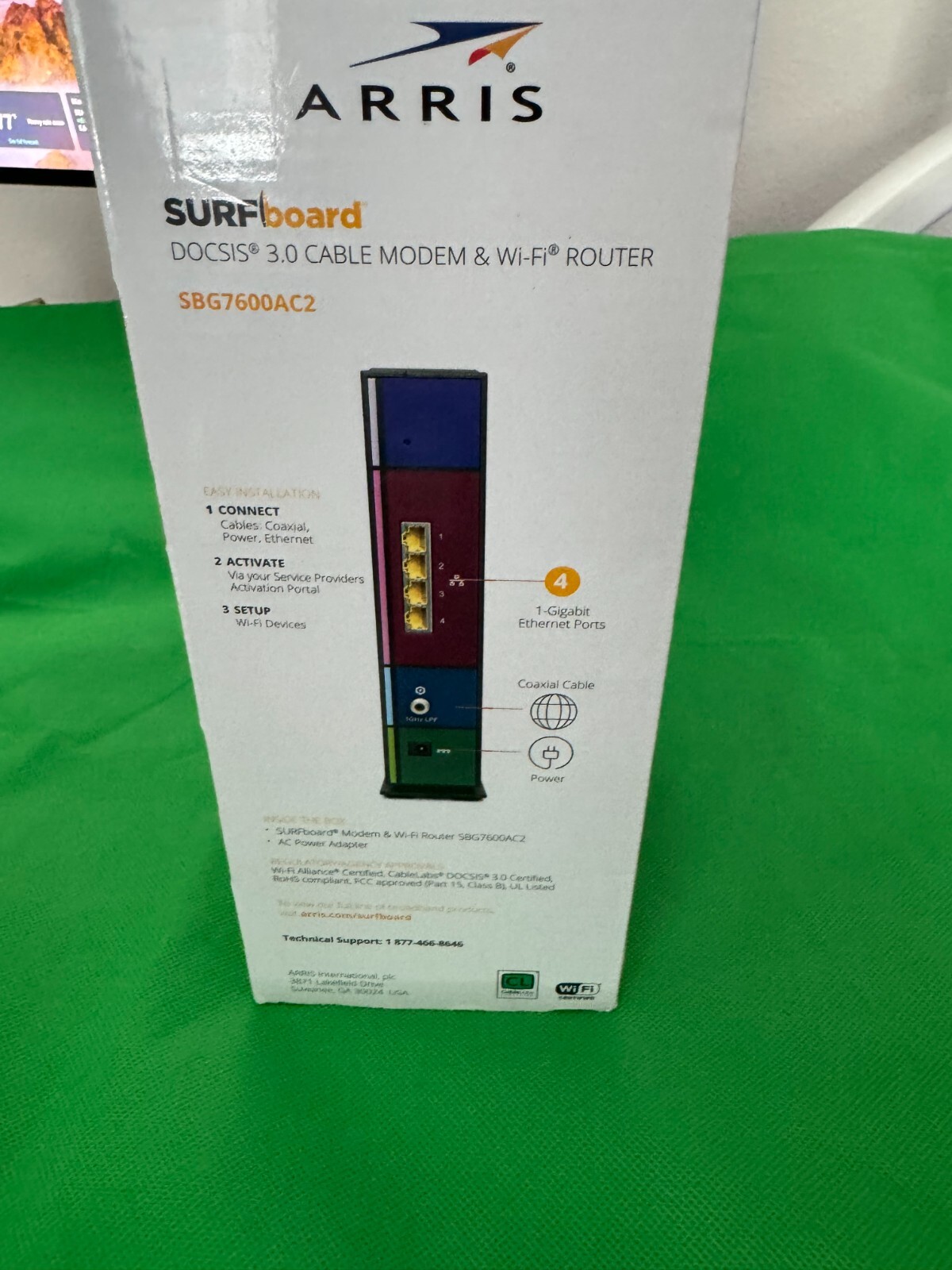 Arris Surfboard SBG7600AC2