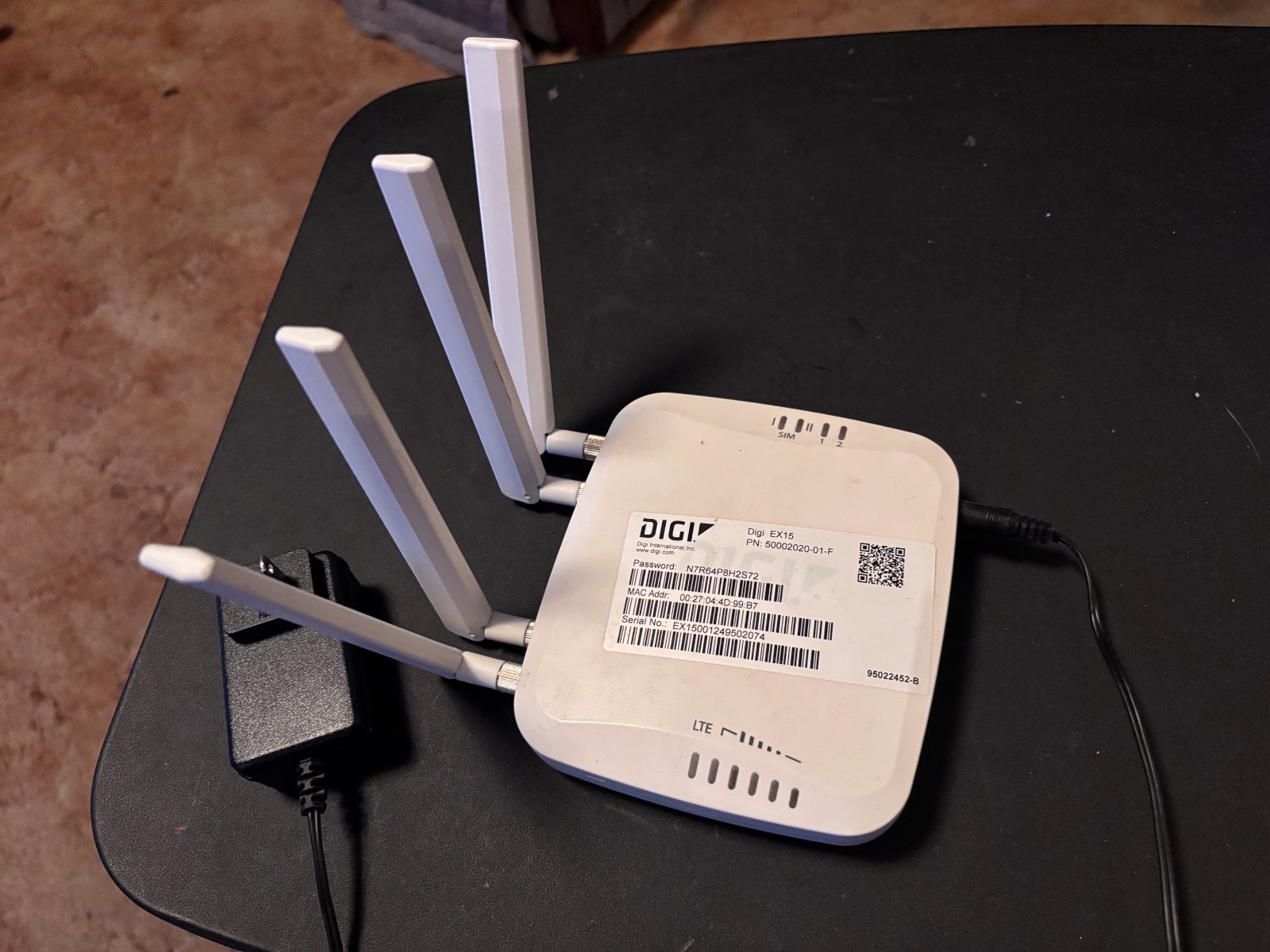 Digi EX15 LTE Cellular Router Gateway w/ Accelerated 1003-CM Modem