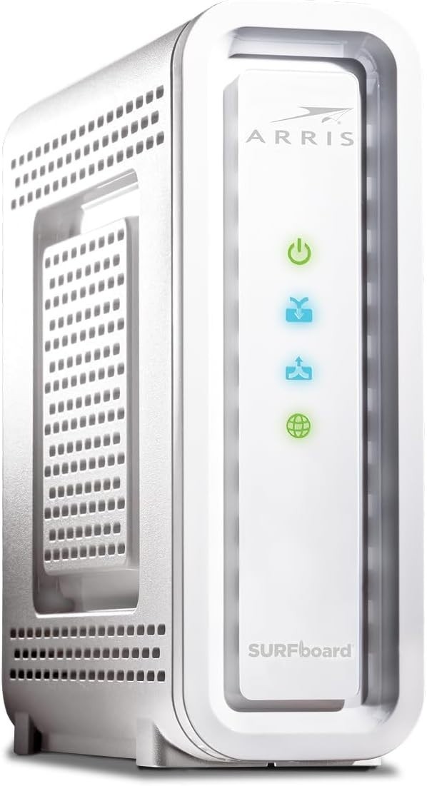 ARRIS SURFboard SB6190 32×8 DOCSIS 3.0 Cable Internet Modem Gaming Stream 800 Mb