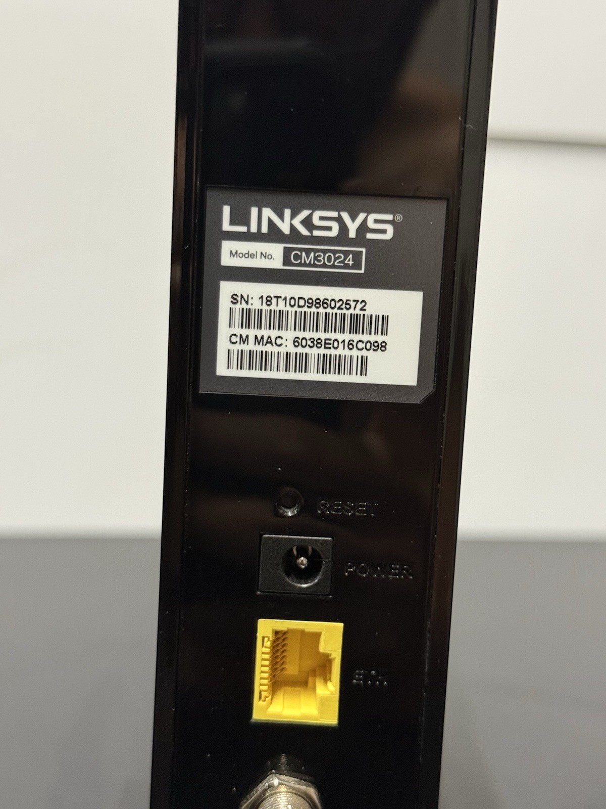 Linksys CM3024 Cable Modem DOCSIS 3.0 24×8 High Speed Internet