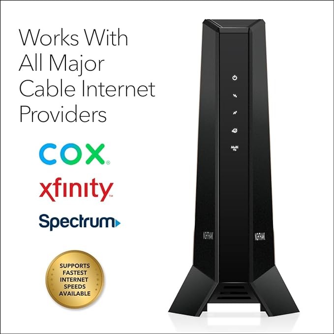Gig Cable Modem CM2000 Compatible with All Cable – NETGEAR Nighthawk Multi