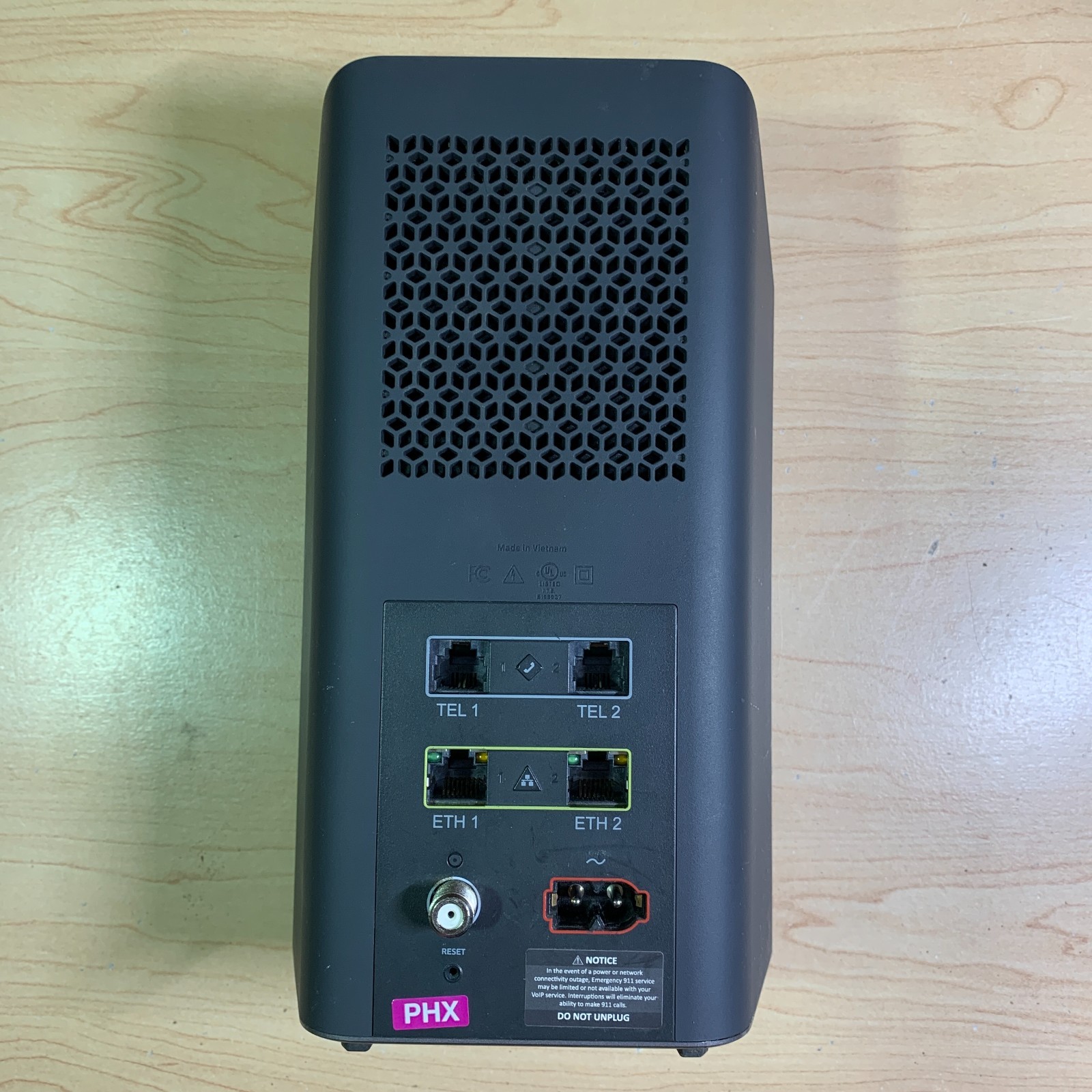 Cox Panoramic Cable Modem WIFI Gateway Modem/Router CGM414X w/ Power Cord