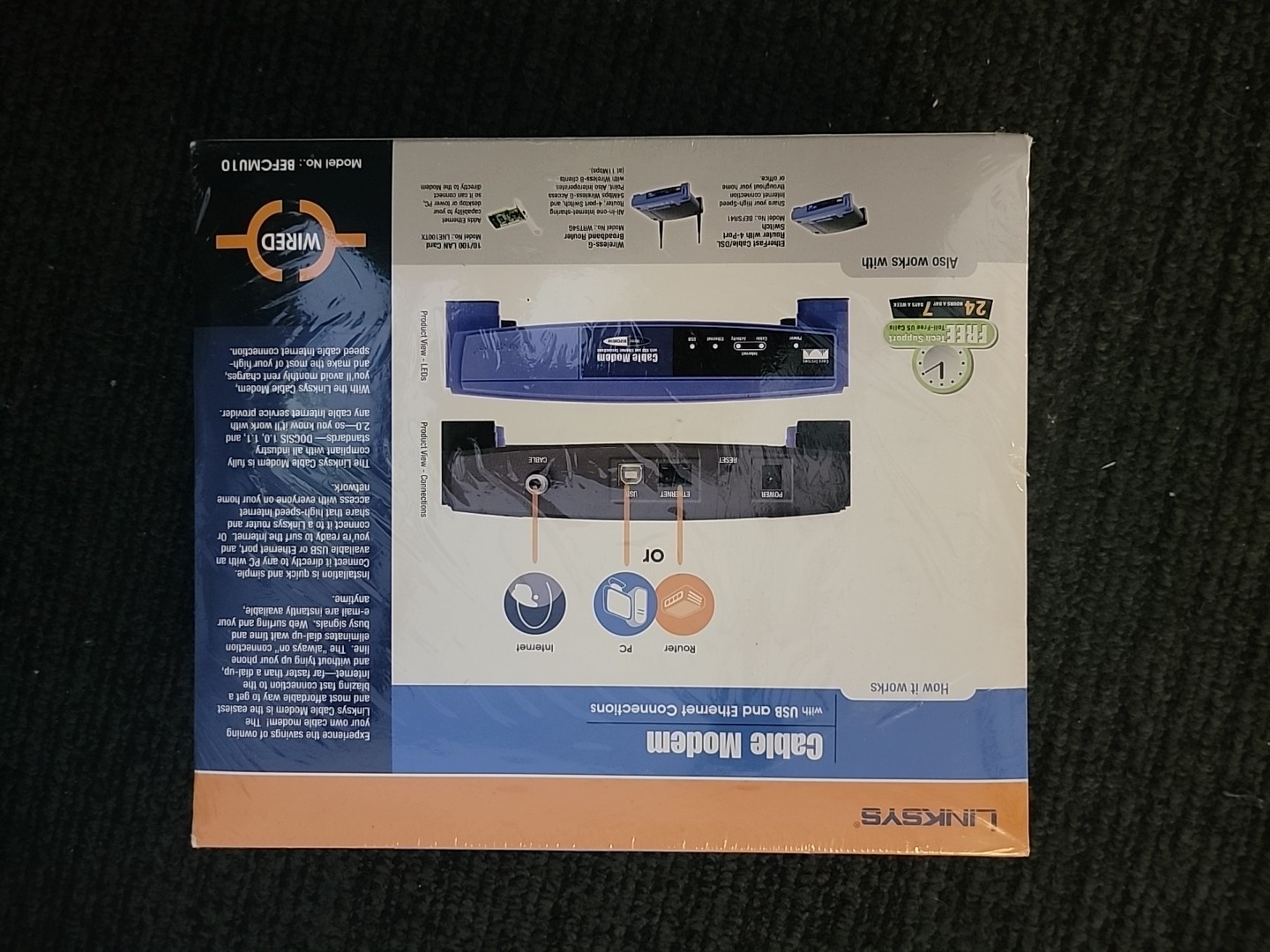 Linksys Cable Modem, BEFCMU10 ver. 3