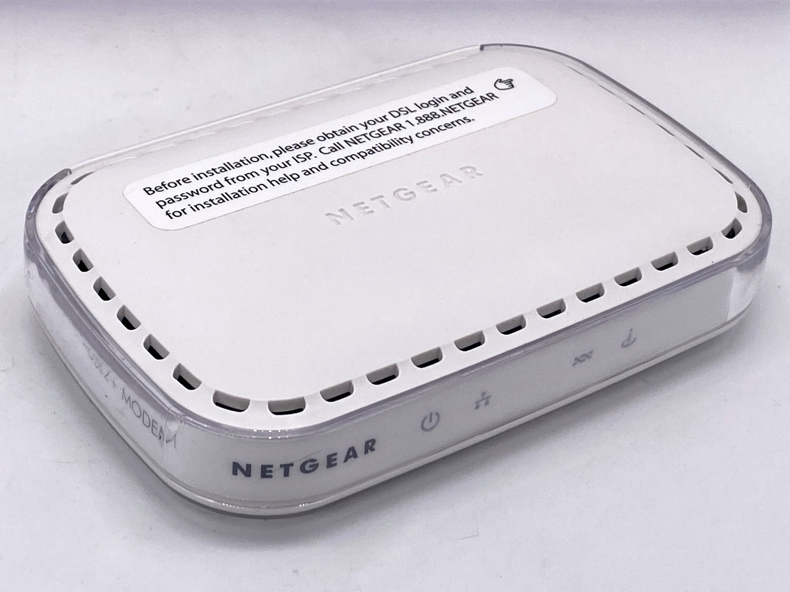Netgear DM111PSP 100NAS ADSL2+ DSL Modem Wired Single Ethernet Port Broadband