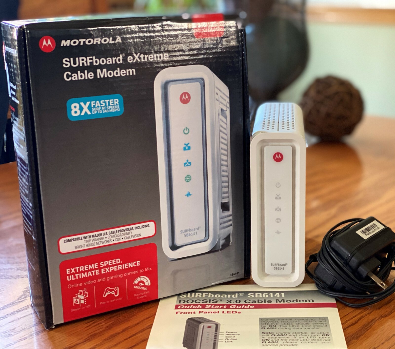 ARRIS SURFboard SB6141 Docsis 3.0 Cable Modem