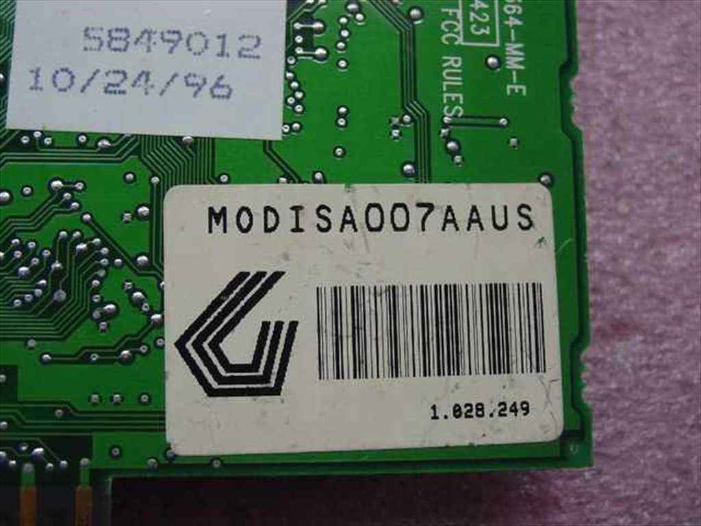 US Robotics ISA Modem Card – Gateway 2000 MODISA007AAUS