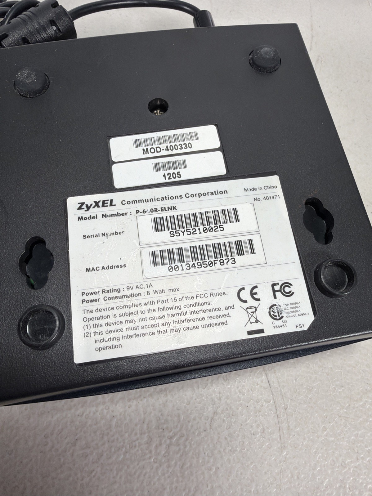 Zyxel P-600 Series P-660R-ELNK