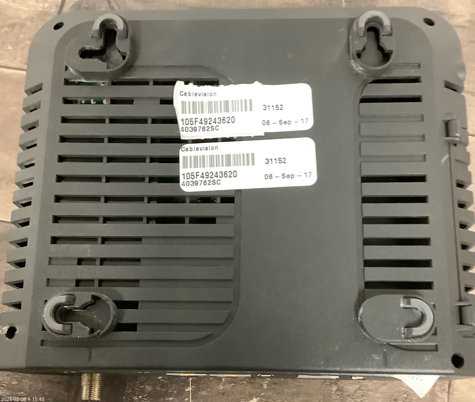 CISCO DPQ3925 DOCSIS 3.0 Vocie Gateway MODEM NO: 036054032