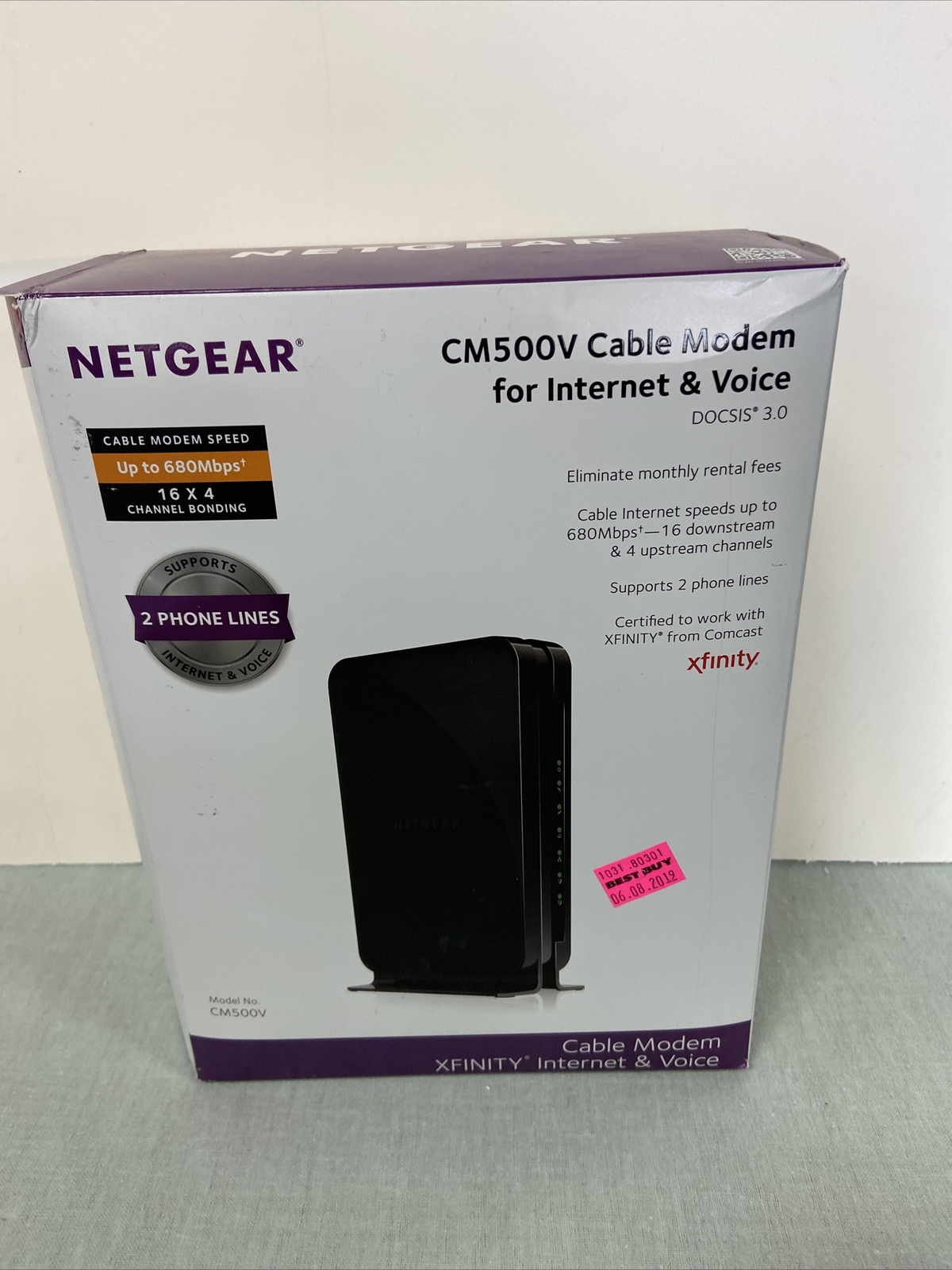 Netgear® CM500 16×4 DOCSIS 3.0 680Mbps-excellent Condition!!👍👍👍