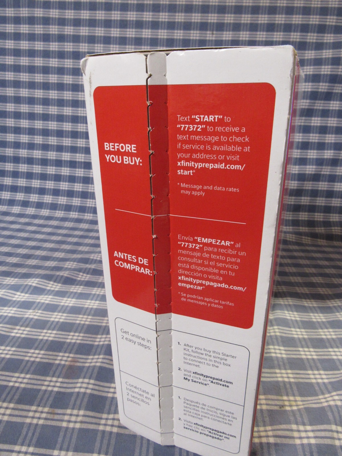Xfinity Prepaid Internet Starter Kit (BoxSealed Please Read Carefully) FREE SHIP