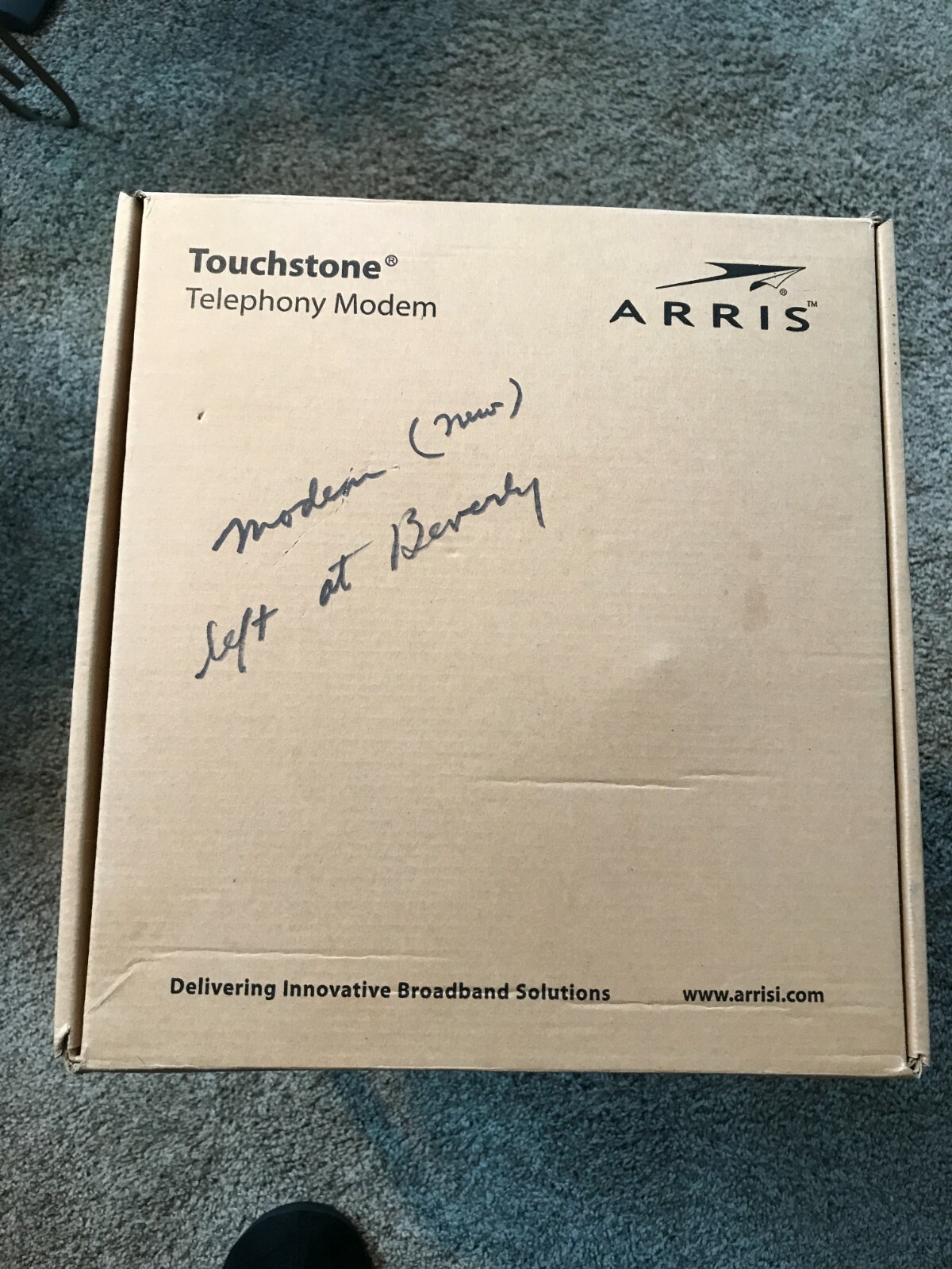 ARRIS TM502G/CT Touchstone Telephony 2.0 Cable Modem W/ Adapter NIB
