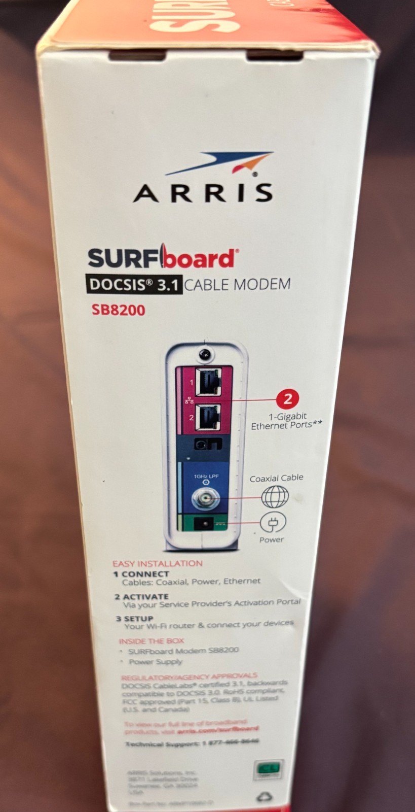 arris surfboard sb6813 docsis 3.1 cable modem