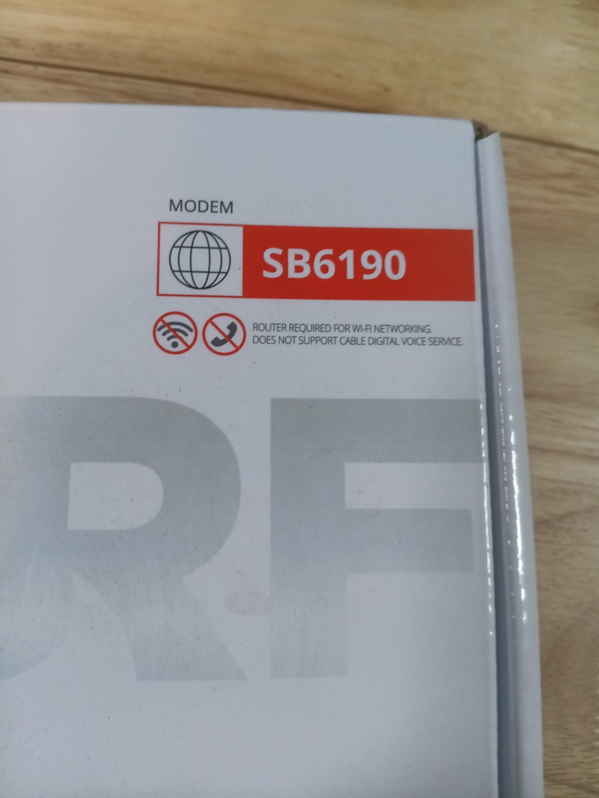 Cable Modem ARRIS SURFboard SB6190 DOCSIS 3.0 Black New Open box