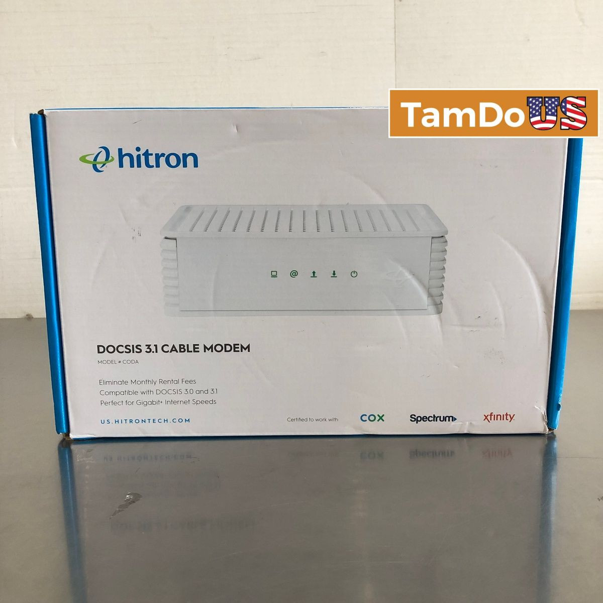 Hitron CODA DOCSIS 3.1 Cable Modem Gigabit High Speed Internet Xfinity Spectrum