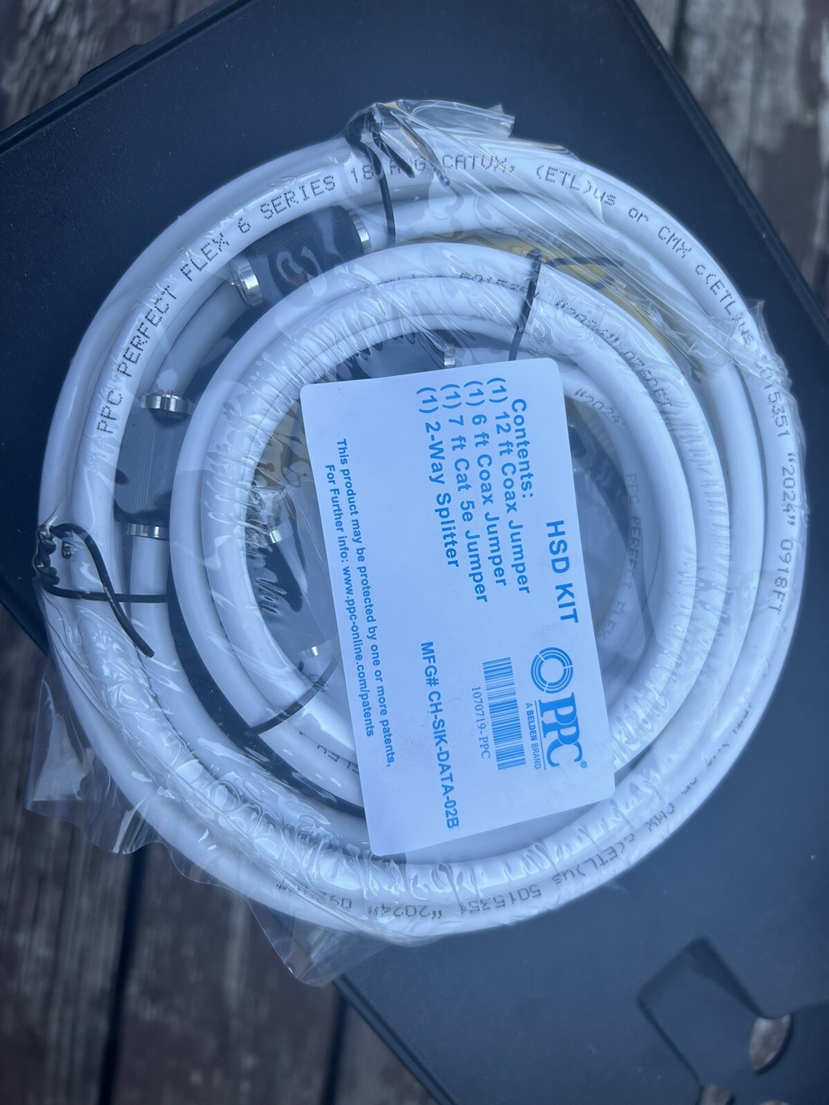 HSD Kit – 12ft Coax Jumper 606211-PPC, comes with 4 items, NEW FACTORY SEALED