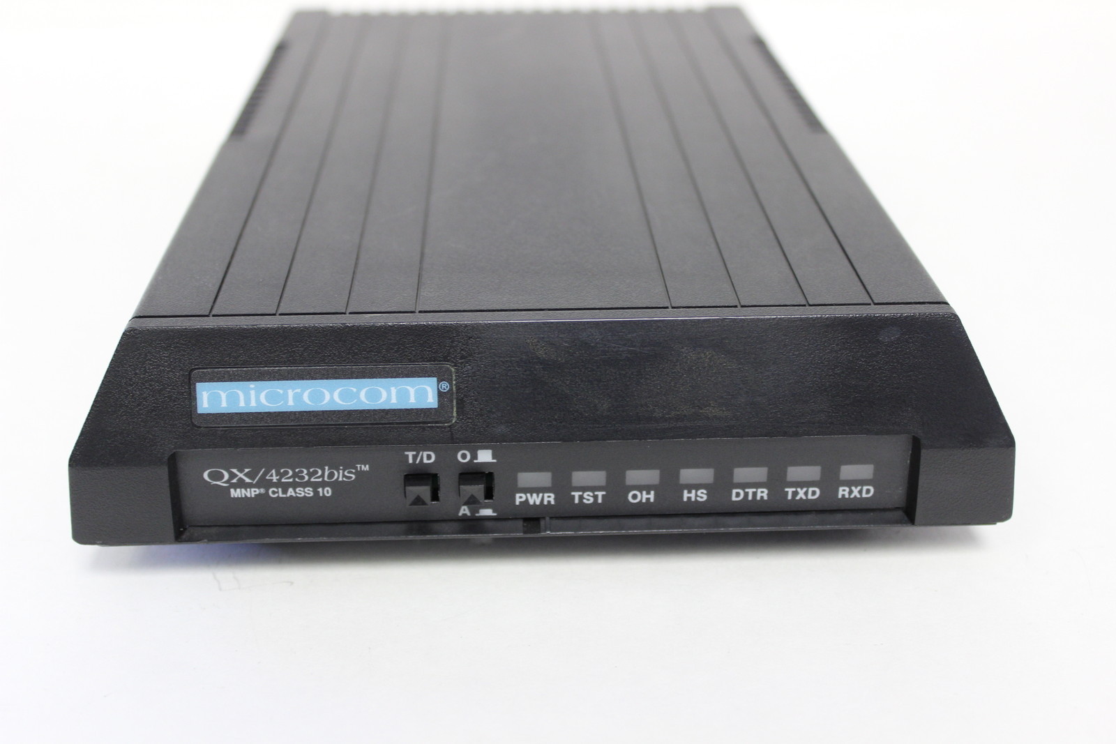 MICROCOM QX/4232 BIS MNP CLASS 10 EXTERNAL MODEM NO AC ADAPTER WITH WARRANTY