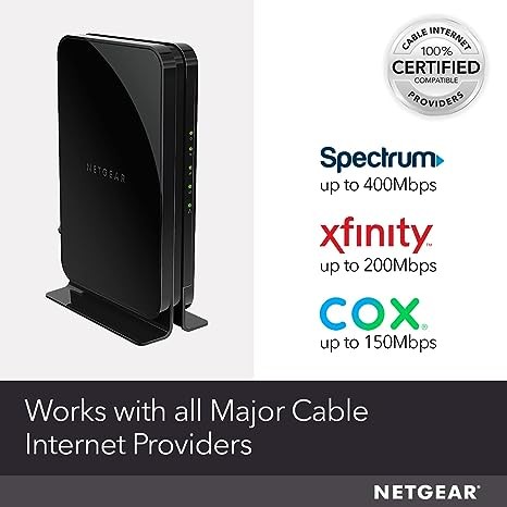 NETGEAR Cable Modem Compatible with all Cable Providers – Scratch & Dent