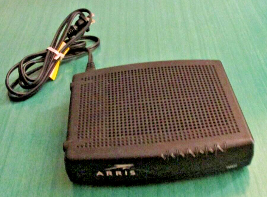 ARRIS CABLE MODEM – Model TM822A – w/Power Cord – VG Used Condition!