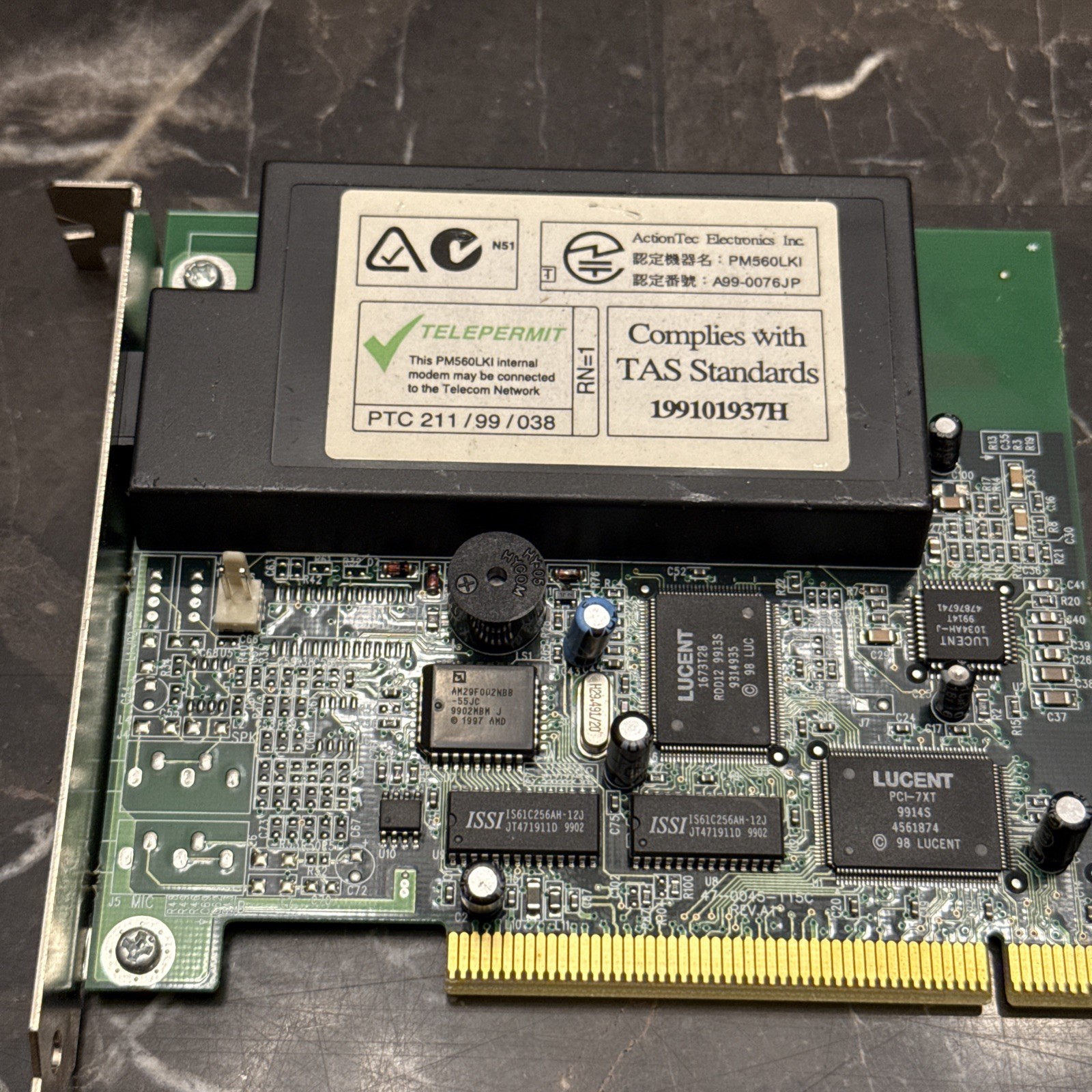 IBM TELEPERMIT 56K V.90 PCI DATA FAX MOD PTC 211/99/038 33L4618 33L4582 33L4619