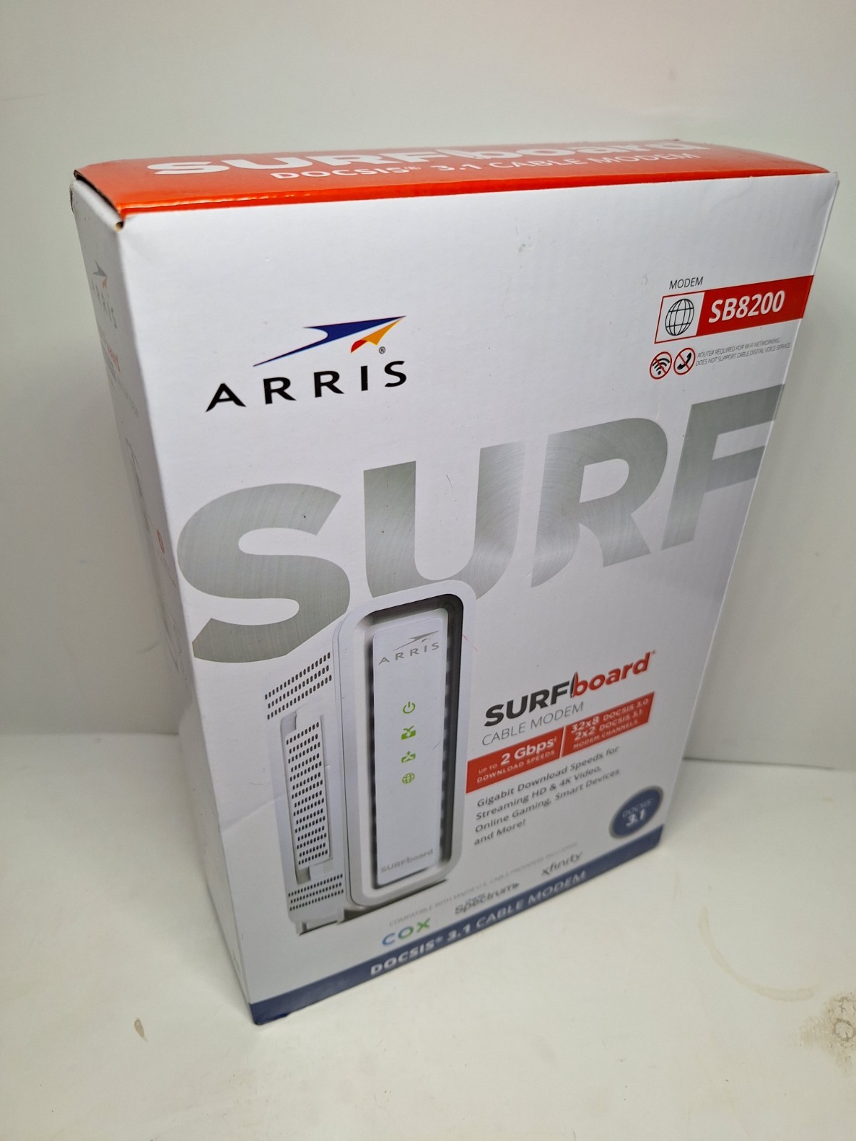 Motorola Arris SURFboard Modem 400 Series SB6141 343 Mbps DOCSIS 3.0 Ethernet