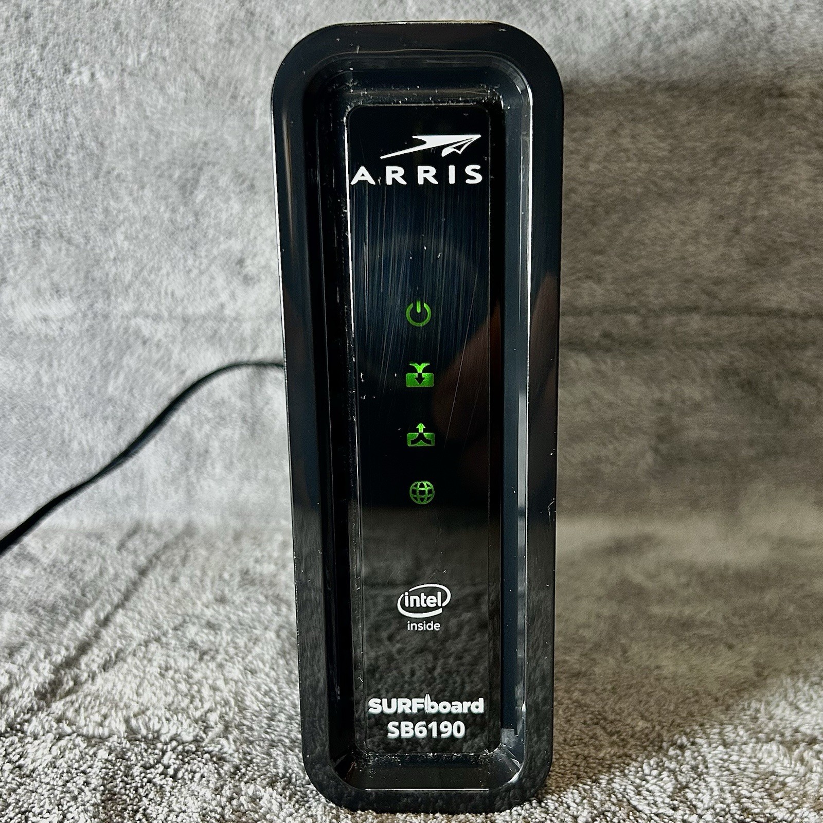 ARRIS Surfboard SB6190 Cable Modem DOCSIS 3.0 32×8 Tested W/Box Cables
