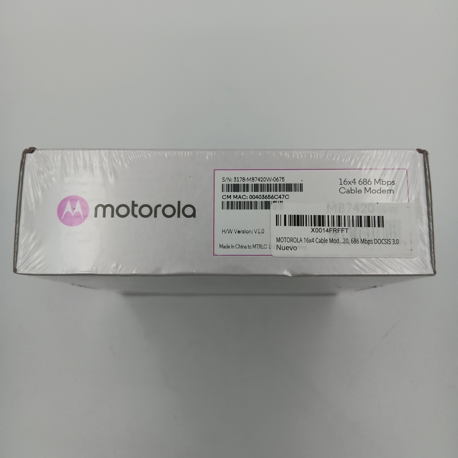 Motorola MB7420 16×4 High Speed ​​Cable Modem 686 Mbps
