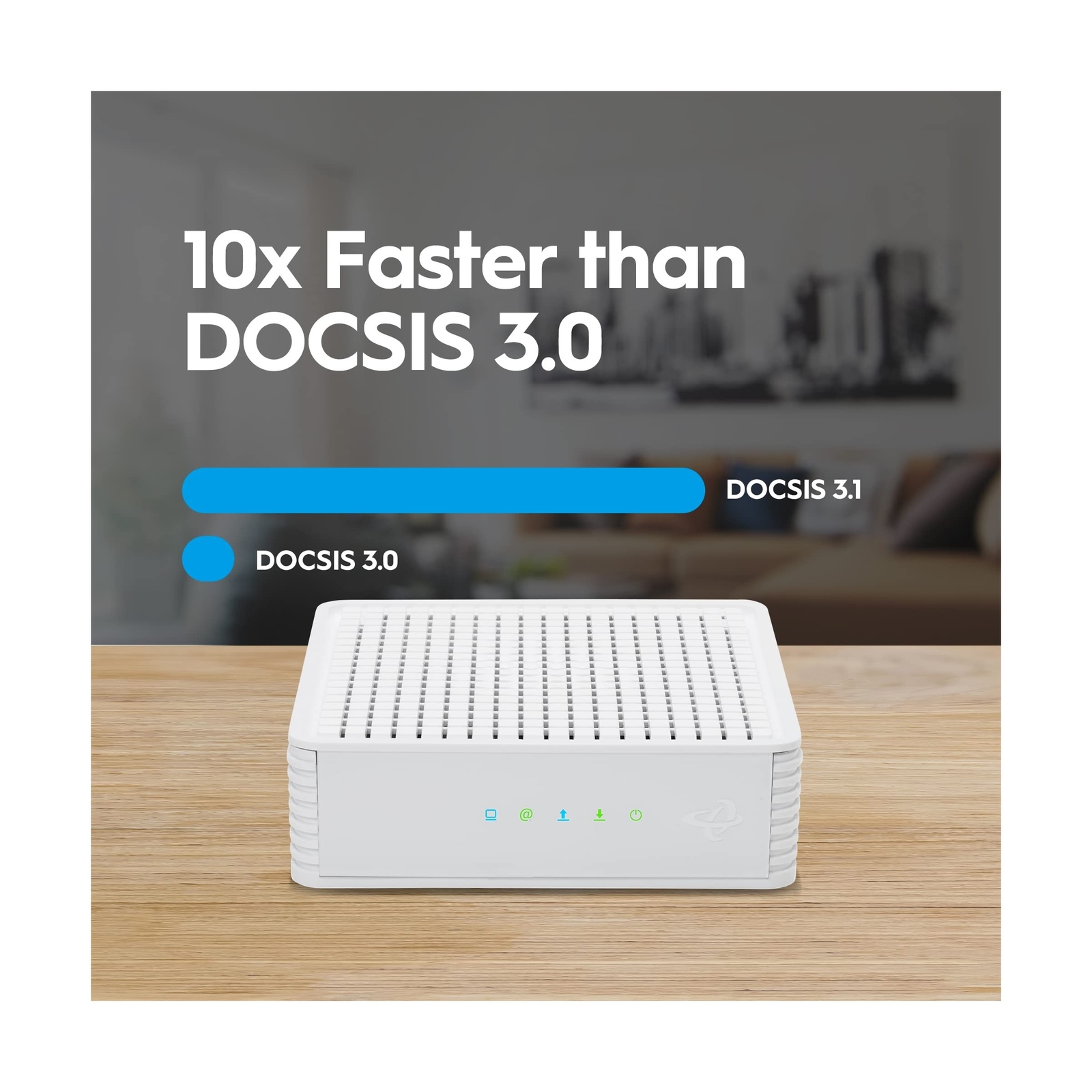 Hitron CODA DOCSIS 3.1 Modem | Pairs with Any WiFi Router or Mesh WiFi | Cert…