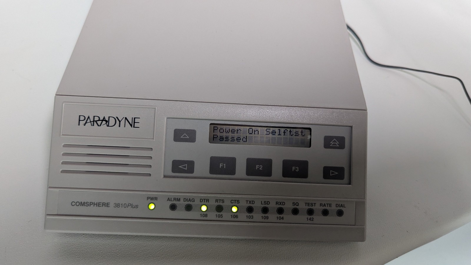 Open Box Paradyne Comsphere 3810 Plus Model 3980-A2-201 Rev 16 V.32bis Tested