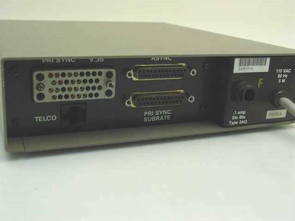 Adtran DSU II PRI Modem with Fixed Power Cable – Missing Fuse and Cap – As Is