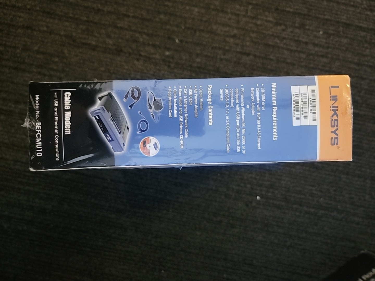 Linksys Cable Modem, BEFCMU10 ver. 3