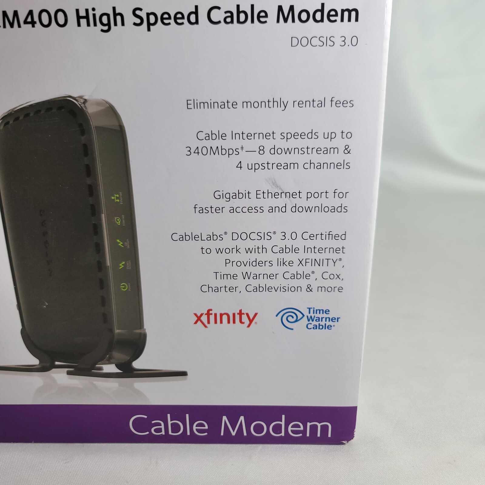 NETGEAR CM400 HIGH SPEED CABLE MODEM
