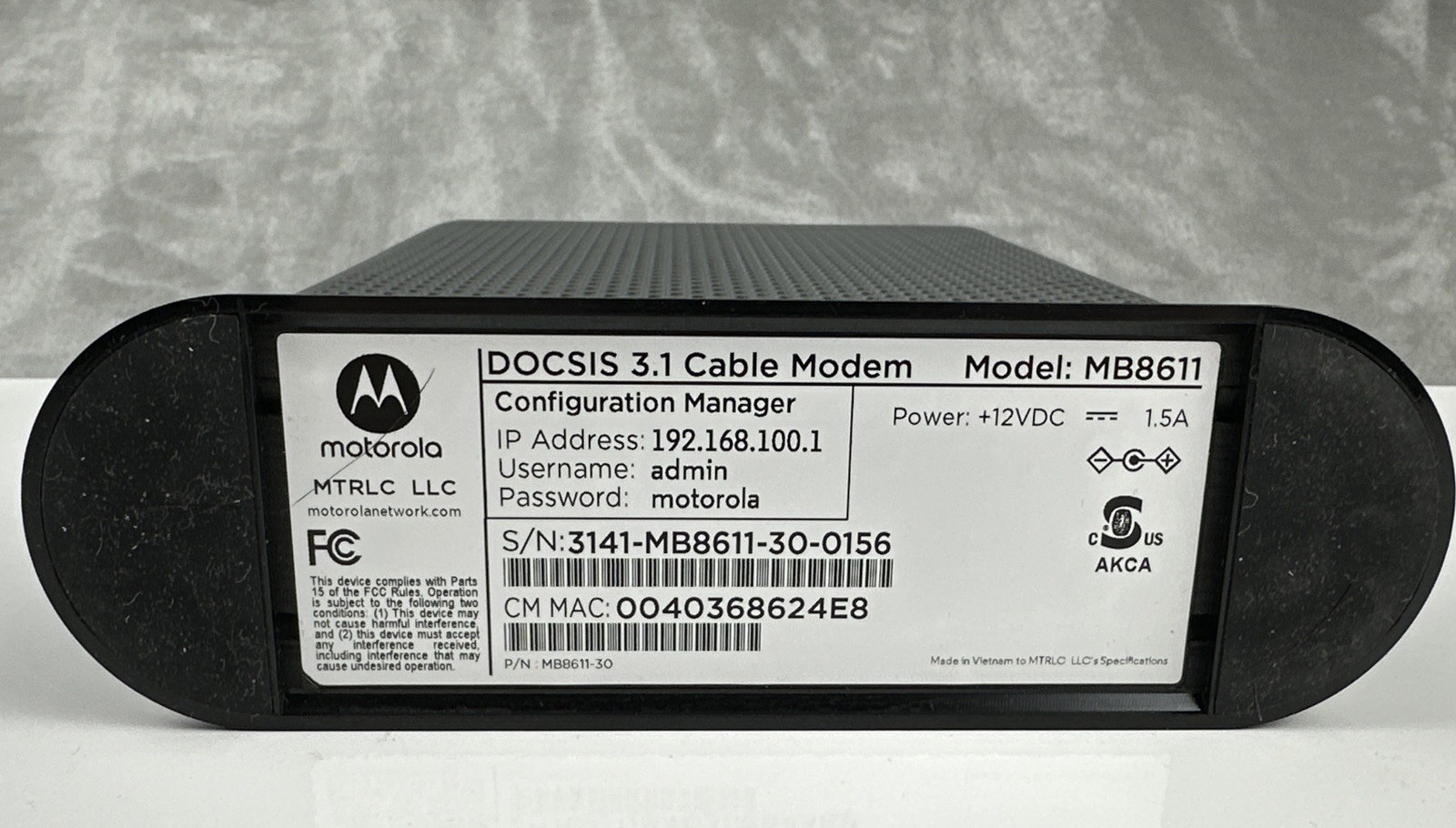 Motorola MG7550 Dual Band AC1900 Cable Modem and Wi-Fi Gigabit Router TESTED