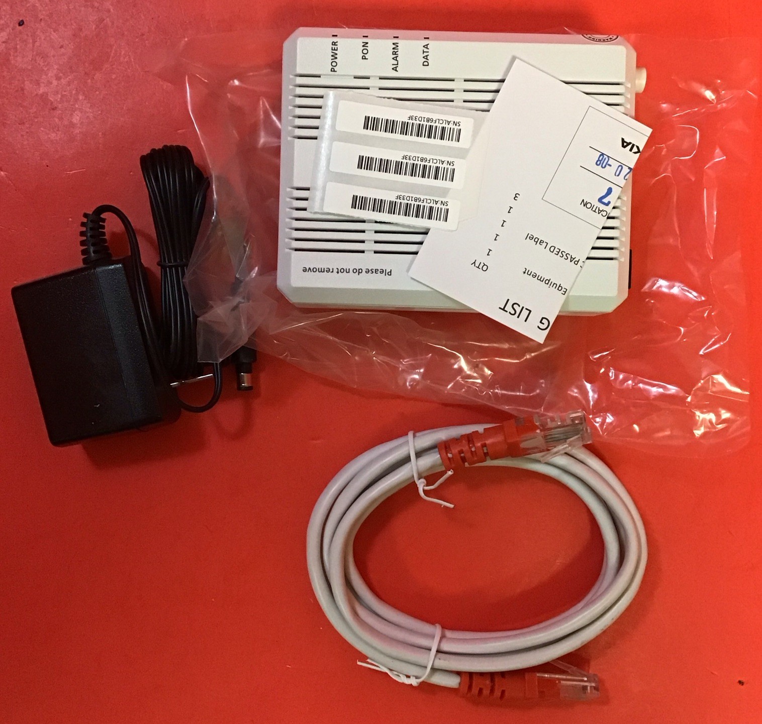 NEW Nokia AT&T Fiber optic ethernet Network terminal G-010G-A /PT701