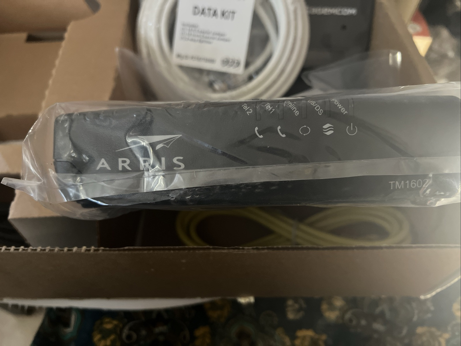 Self Install Kit. SAGEMCOM Router & ARRIS Voice Cable Modem NEW