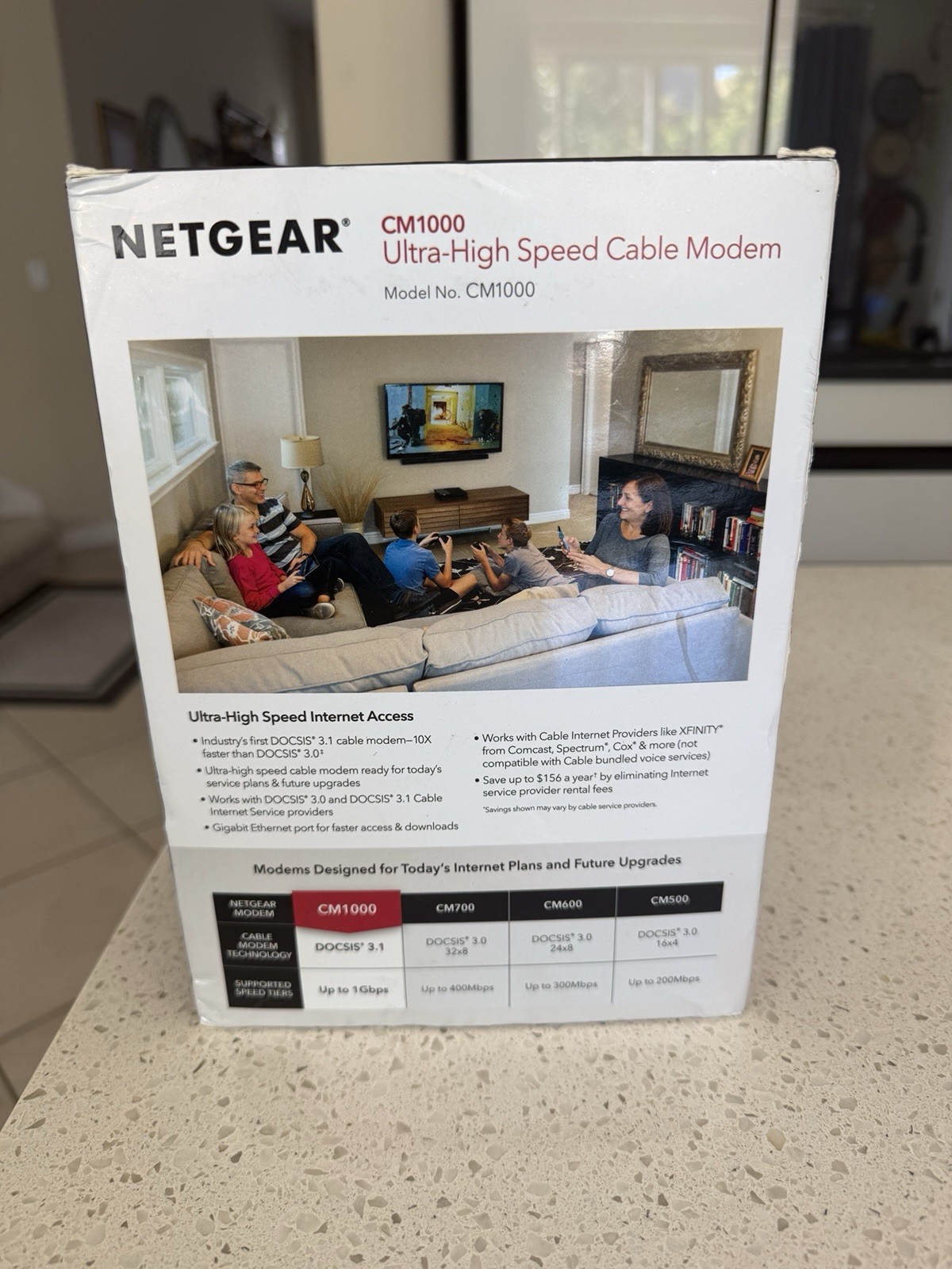 Netgear CM1000v2 Nighthawk DOCSIS 3.1 Cable Modem